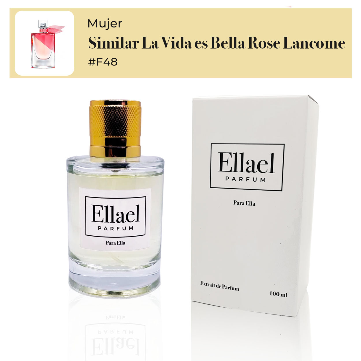48 - Inspirado en La Vida es Bella Rose Lancome